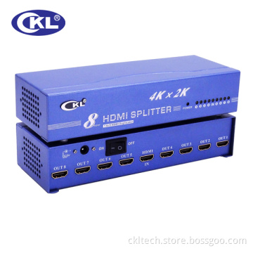 4k*2k 3D 8 Port HDMI Splitter
